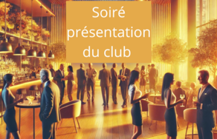 Soirée de présentation du Rotary club Rodez-Espalion le 23 avril 2026 à Bozouls - Espace Denys-Puech